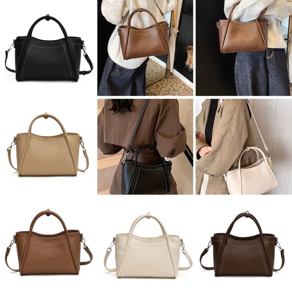 Women Bags Manufacturer - PU Malzeme Retro Kova Çanta Büyük