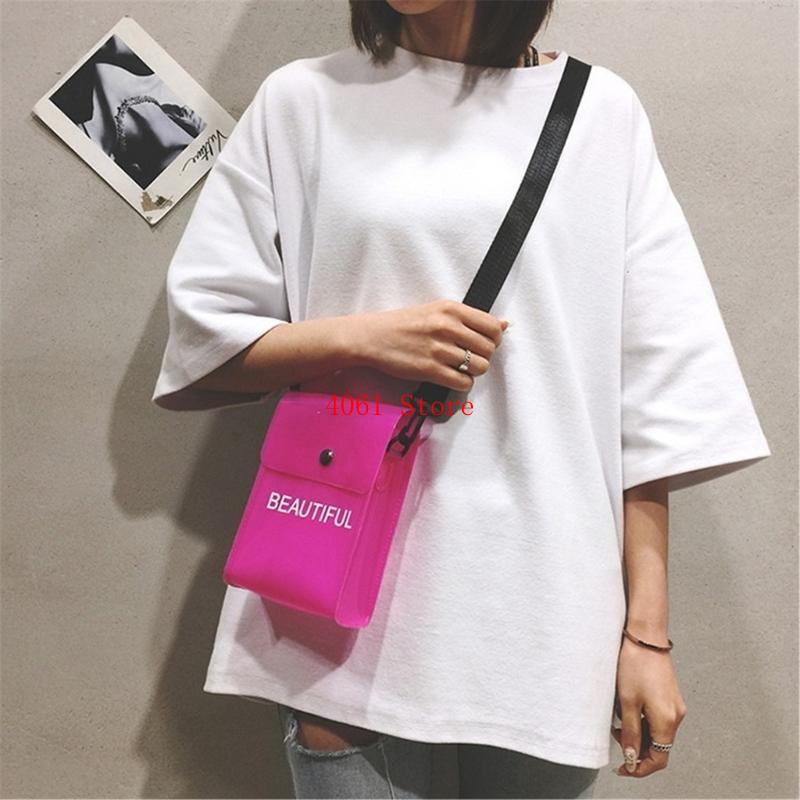 Jelly Bag Clear Pvc - Temizle Crossbody Çanta Şeker Renk Jöle