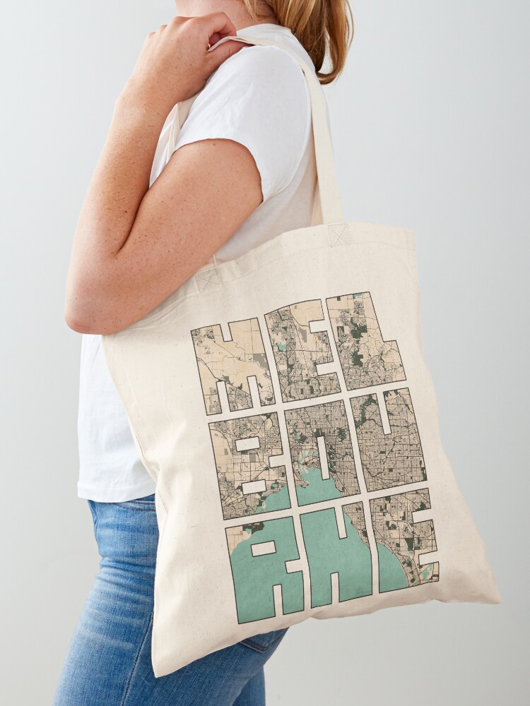 Women Bags In Australia - Avustralya'nın Melbourne Şehir Haritası - Vintage