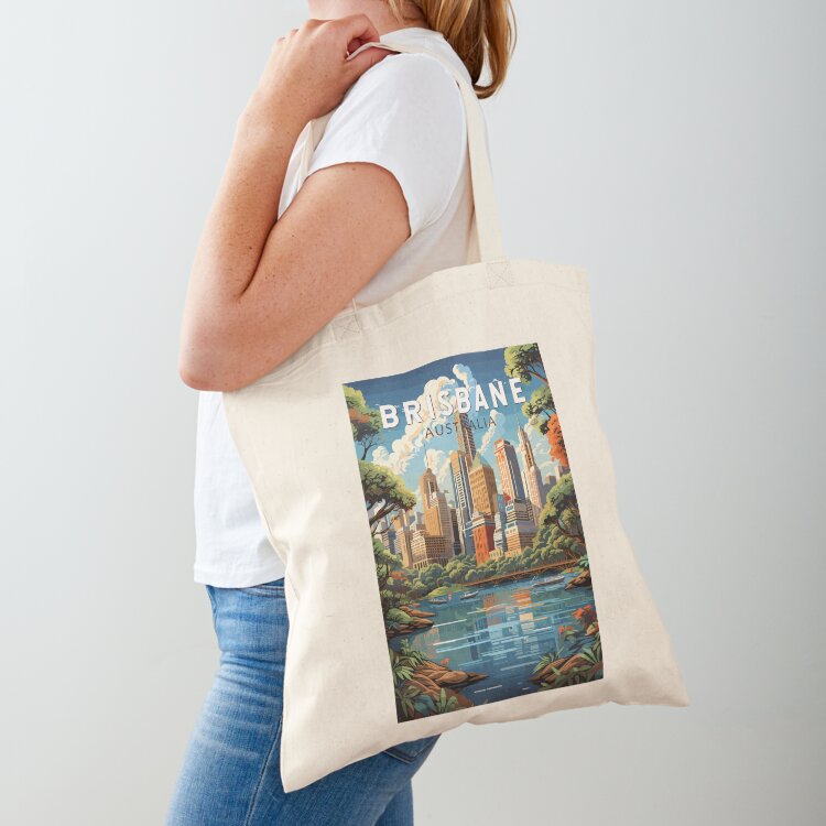 Women Bags In Australia - Brisbane Avustralya Seyahat Sanatı Vintage Tote