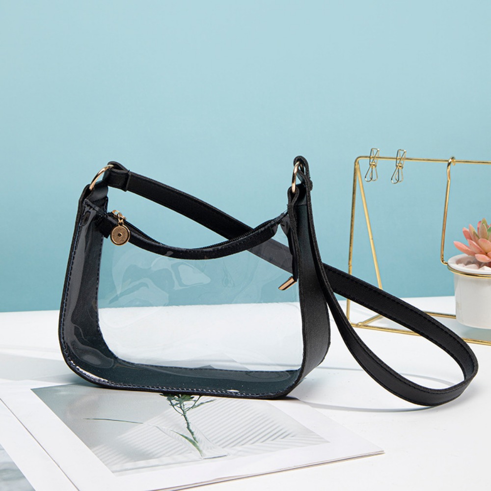 Jelly Bag Clear Pvc - Su Geçirmez Çapraz Askılı Çanta Taşınabilir
