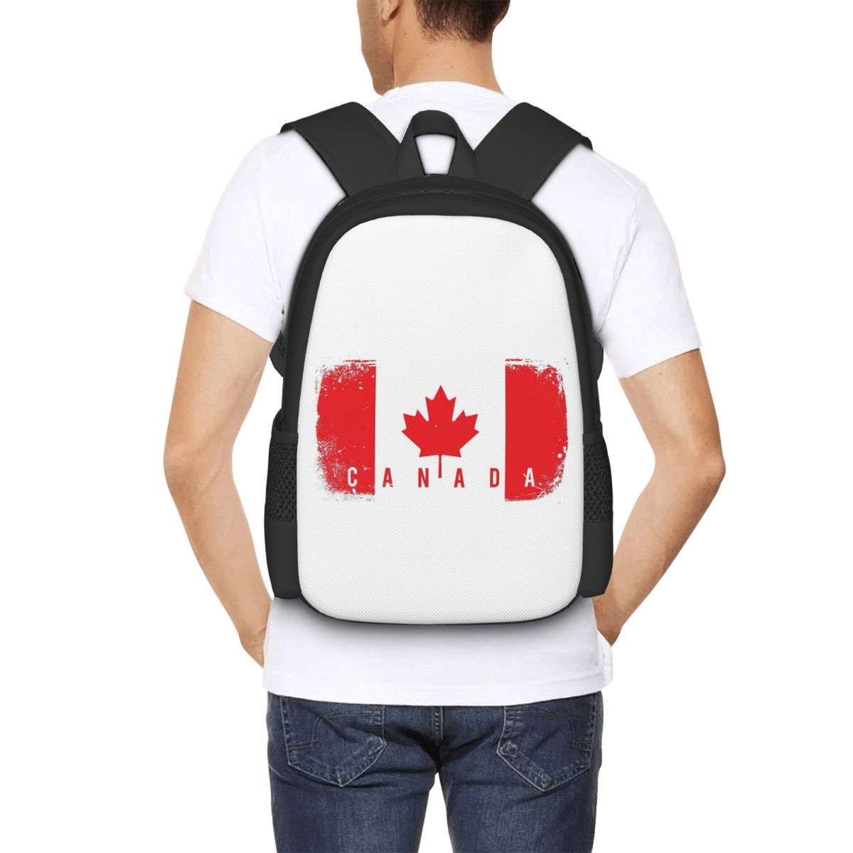 Women Bags Canada - Kanada Bayrağı Öğrenci Sırt Çantası Okul