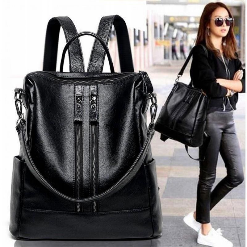 Women Bags Deals - Kadın Yumuşak Deri Sırt Çantası Okul