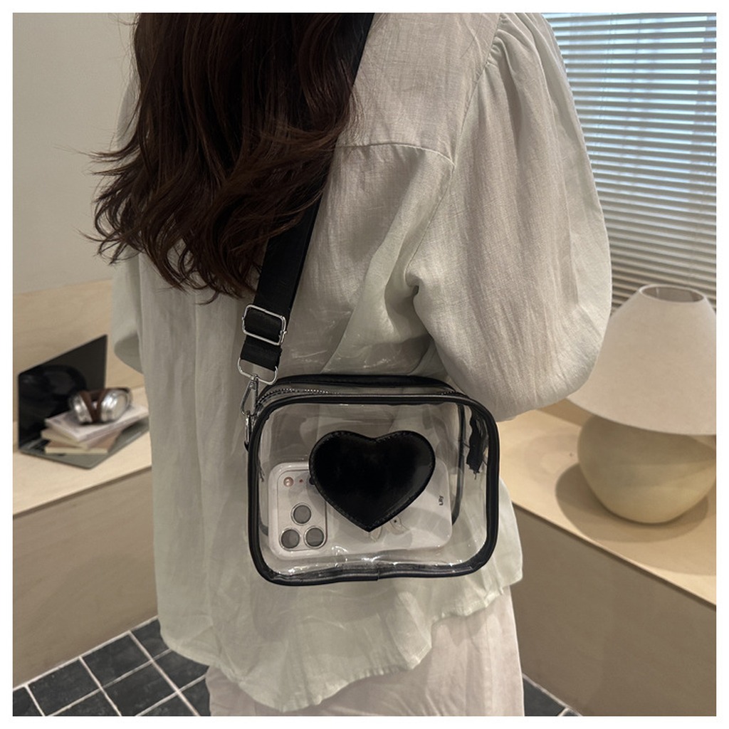 Jelly Bag Clear Pvc - Kadın Şeffaf Çanta Hafif Şeffaf Jöle