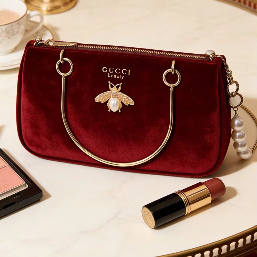 Women Bags Gucci - Gucci Kadın Çantası Orta Boy Şarap