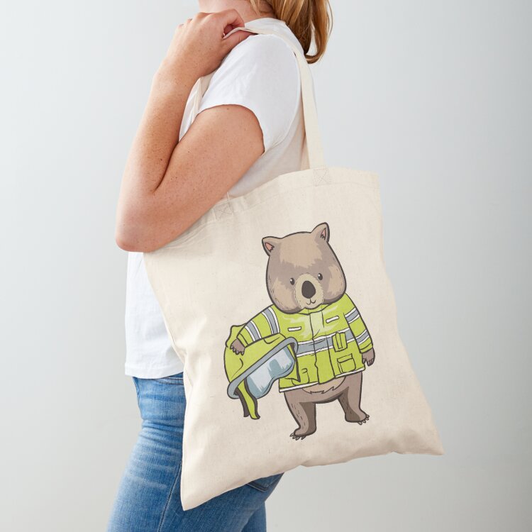 Women Bags In Australia - Wombat Wombats İtfaiyeci Avustralya Kahraman Hediye