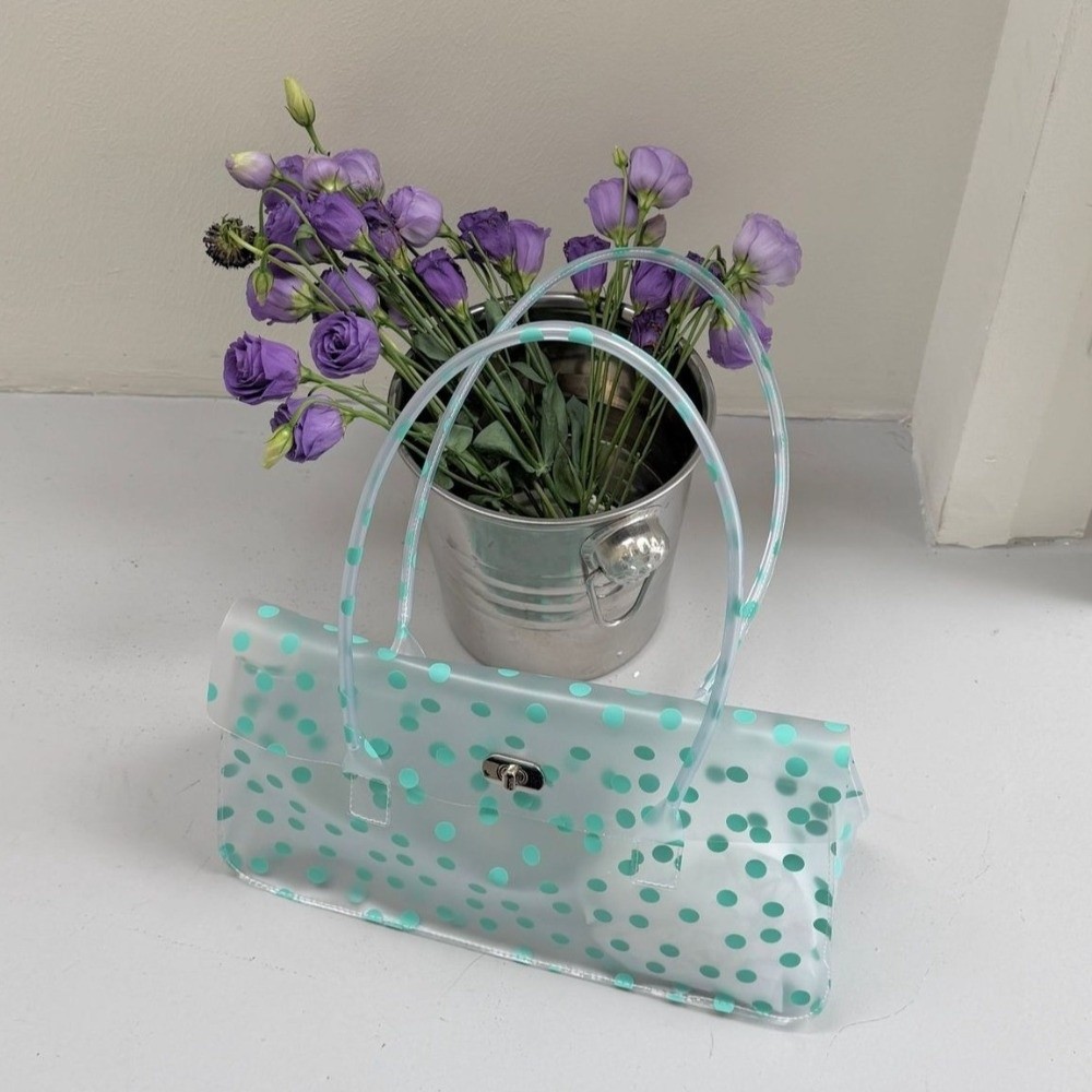 Jelly Bag Clear Pvc - Şirin Tatlı Şeffaf PVC Jöle Omuz