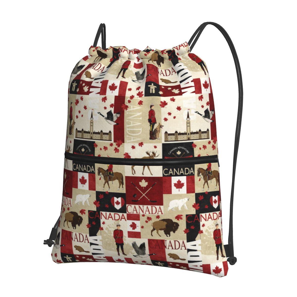 Women Bags Canada - Kanada Bayrağı Ulusal Kültür Sırt Çantaları