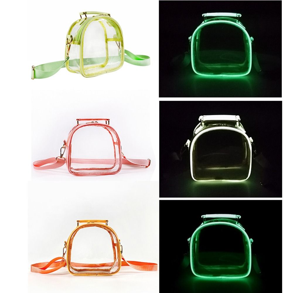 Jelly Bag Clear Pvc - Su Geçirmez Şeffaf Çanta Floresan Büyük