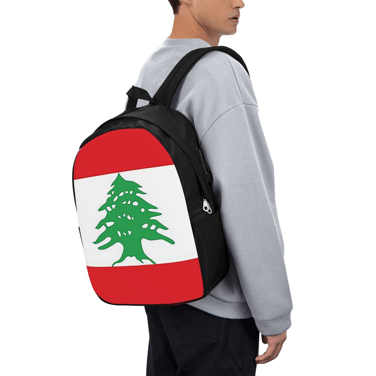 Women Bags Lebanon - Lübnan bayrağı sırt çantası seyahat not