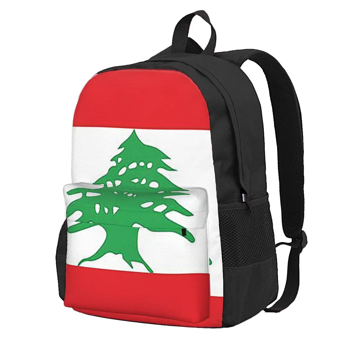 Women Bags Lebanon - Lübnan Bayrağı Öğrenci Sırt Çantası Okul
