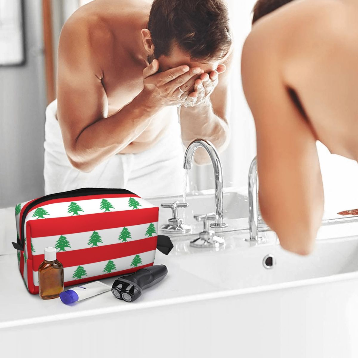 Lübnan Bayrağı Makyaj Çantası  - Women Bags Lebanon incelemesi ve fiyatı