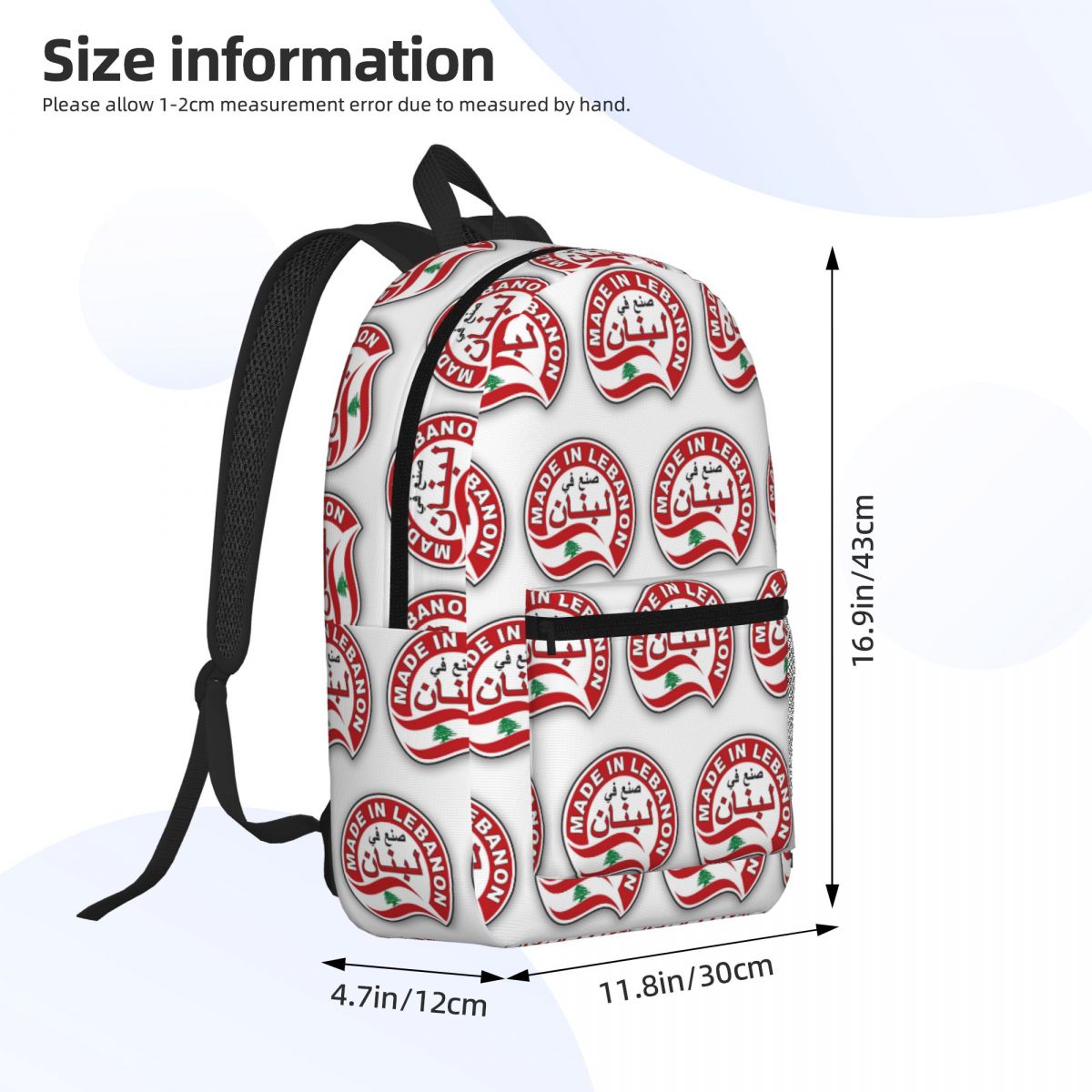 Lübnan Suluboya Lübnan Bayrağı - Women Bags Lebanon incelemesi ve fiyatı