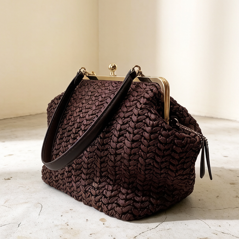 El yapımı Kisslock Çerçeveli O - Women Bags On Sale incelemesi ve fiyatı