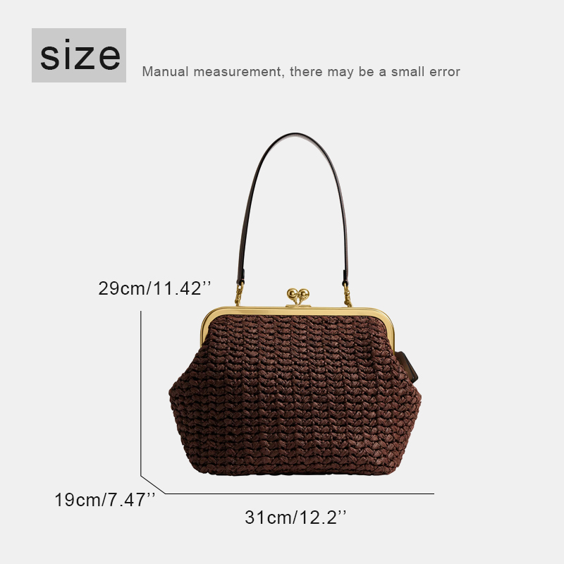 El yapımı Kisslock Çerçeveli O - Women Bags On Sale incelemesi ve fiyatı