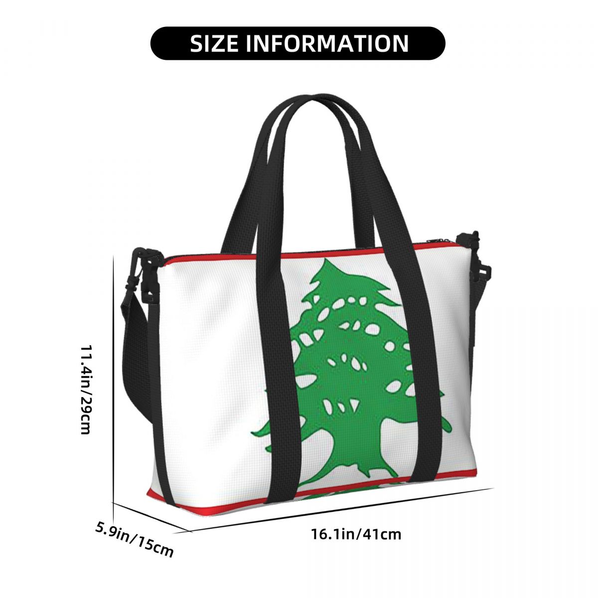 Özel Lübnan Bayrağı Plaj Seyah - Women Bags Lebanon incelemesi ve fiyatı
