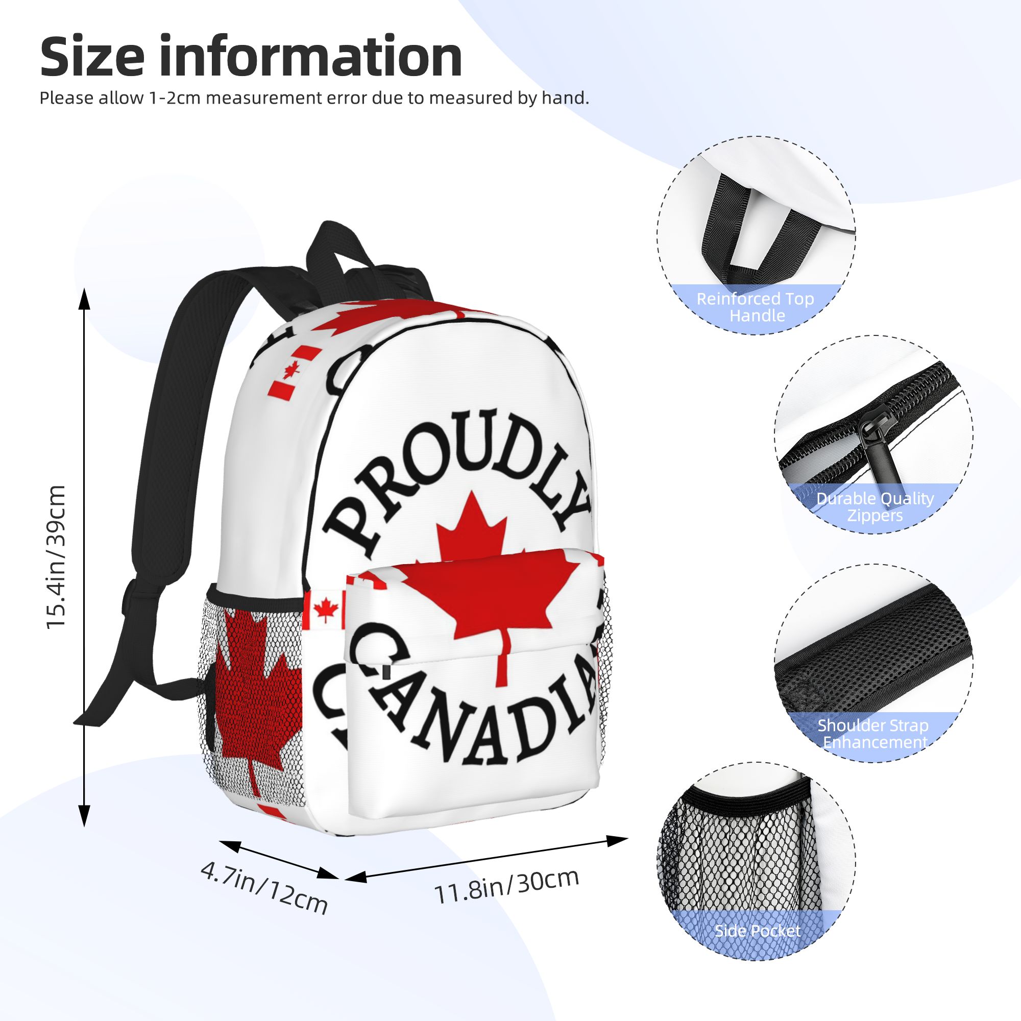 Kanada yaprağı ve bayrağıyla g - Women Bags Canada incelemesi ve fiyatı