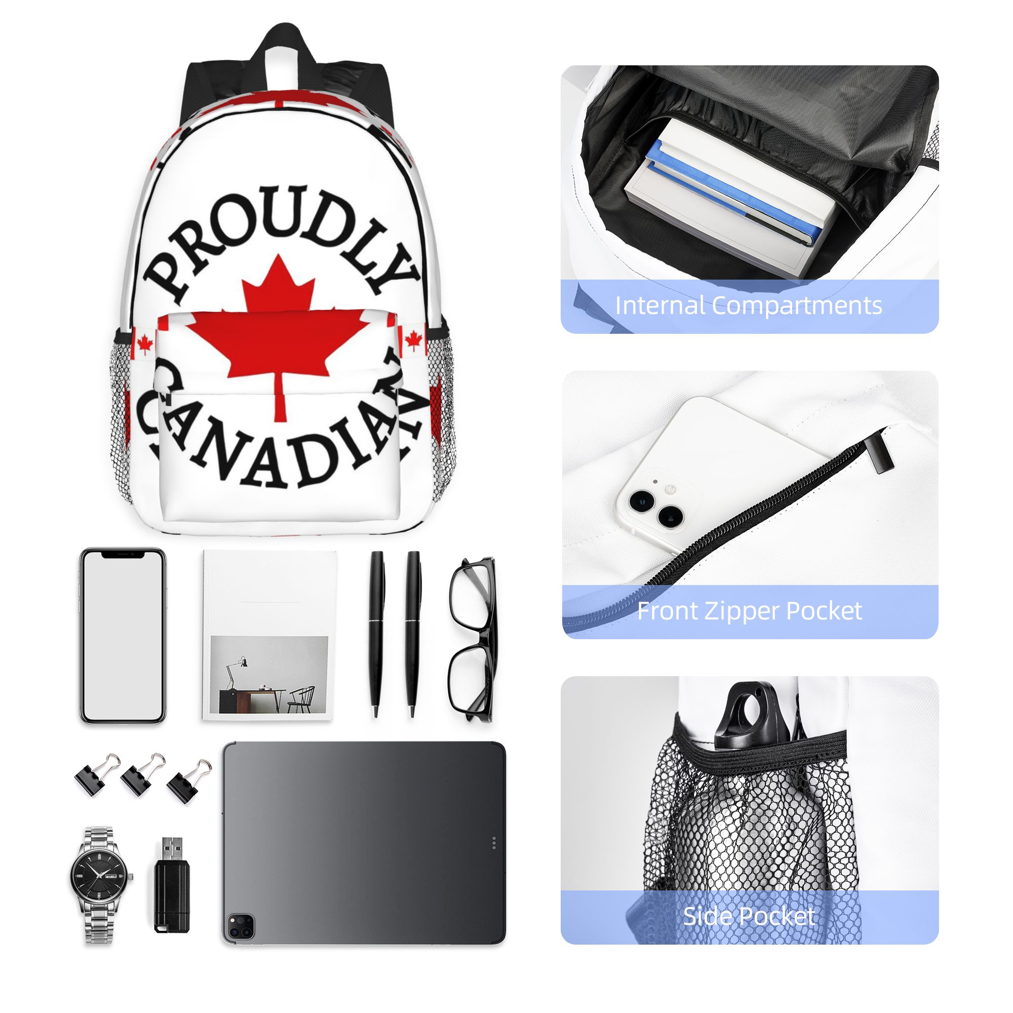 Kanada yaprağı ve bayrağıyla g - Women Bags Canada incelemesi ve fiyatı
