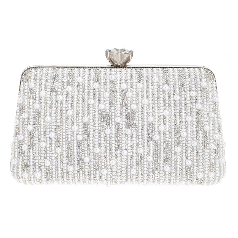 Resmi Gümüş Abiye Çantaları Ka - Evening Bag Beaded incelemesi ve fiyatı