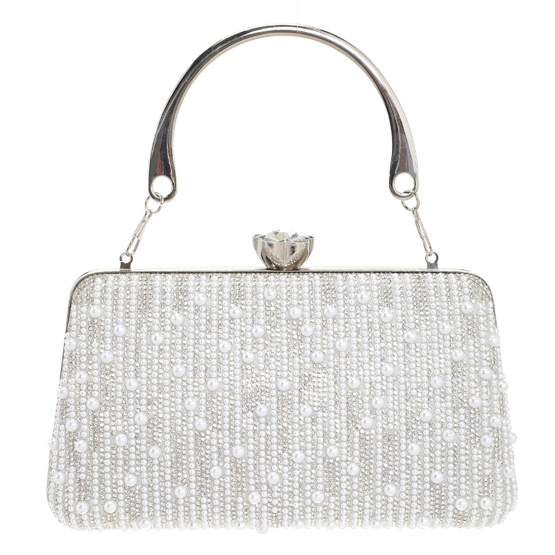 Resmi Gümüş Abiye Çantaları Ka - Evening Bag Beaded incelemesi ve fiyatı
