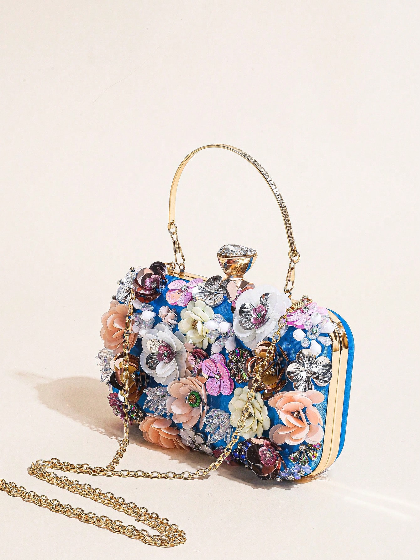 I PC Siyah Zarif Çiçekli Boncu - Evening Bag Beaded incelemesi ve fiyatı