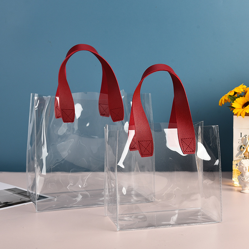 Şeffaf Pvc temizle Tote büyük  - Jelly Bag Clear Pvc incelemesi ve fiyatı