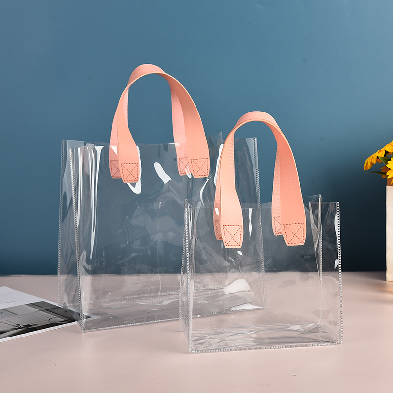 Şeffaf Pvc temizle Tote büyük  - Jelly Bag Clear Pvc incelemesi ve fiyatı