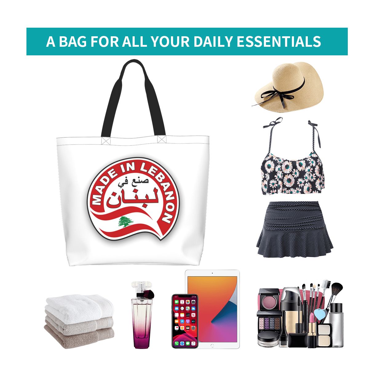 Lübnan Suluboya Lübnan Bayrağı - Women Bags Lebanon incelemesi ve fiyatı