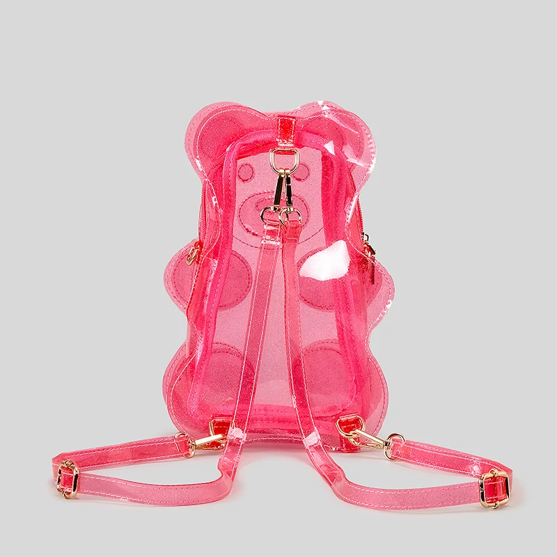 Yenilikçi Simli Şeffaf Ayı Şek - Jelly Bag Clear Pvc incelemesi ve fiyatı