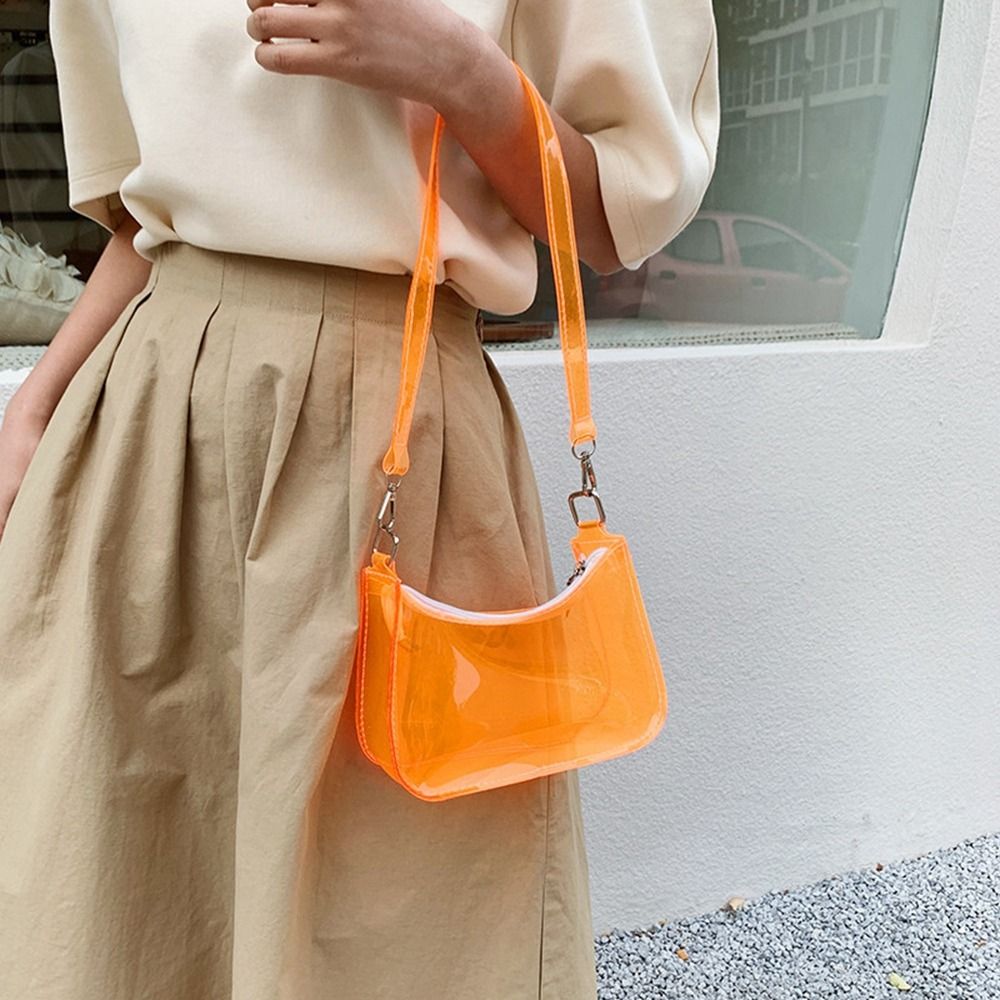 Moda Jöle Renkli PVC Şeffaf Om - Jelly Bag Clear Pvc incelemesi ve fiyatı