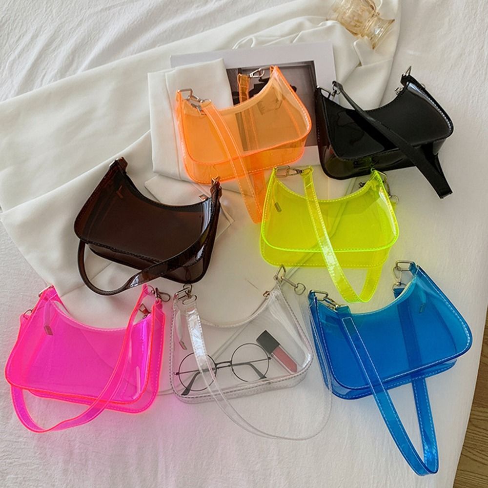 Moda Jöle Renkli PVC Şeffaf Om - Jelly Bag Clear Pvc incelemesi ve fiyatı