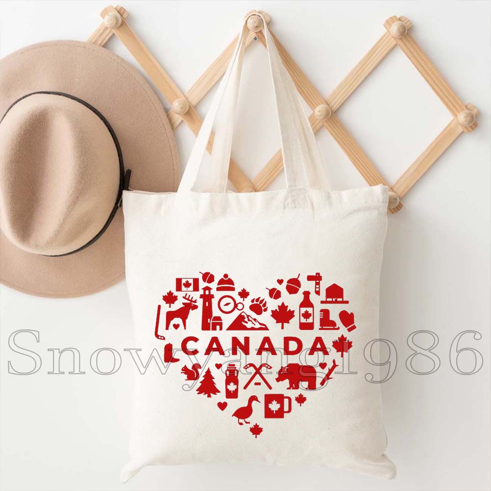 Kanada Haritası Bayrağı Mutlu  - Women Bags Canada incelemesi ve fiyatı