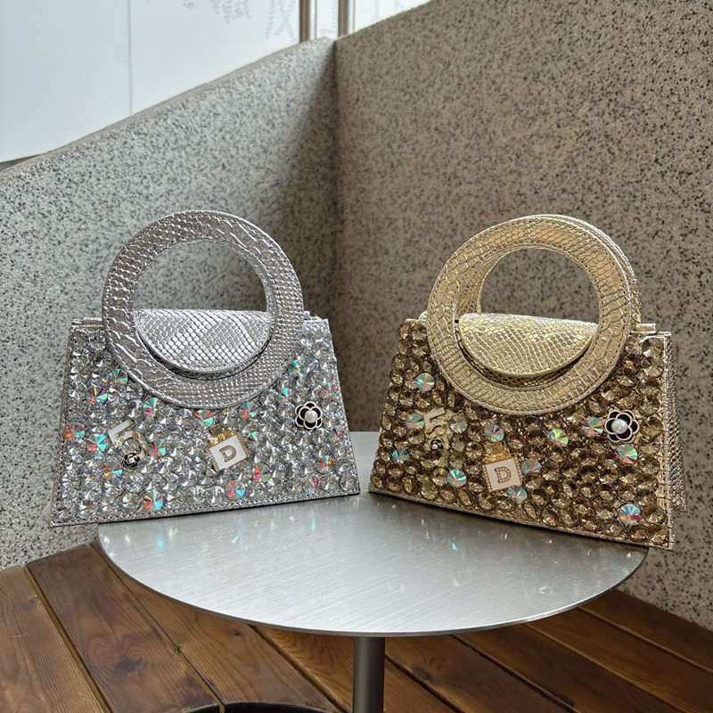 2025 Lüks Yılan baskı Kadın Yu - Evening Bag Beaded incelemesi ve fiyatı