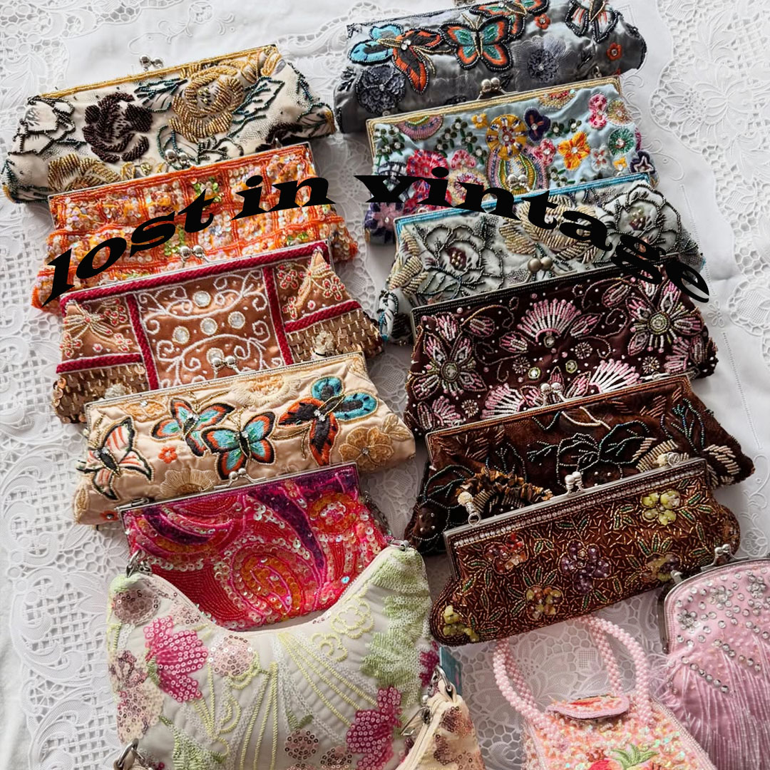 Vintage el-işlemeli Glitter bo - Evening Bag Beaded incelemesi ve fiyatı