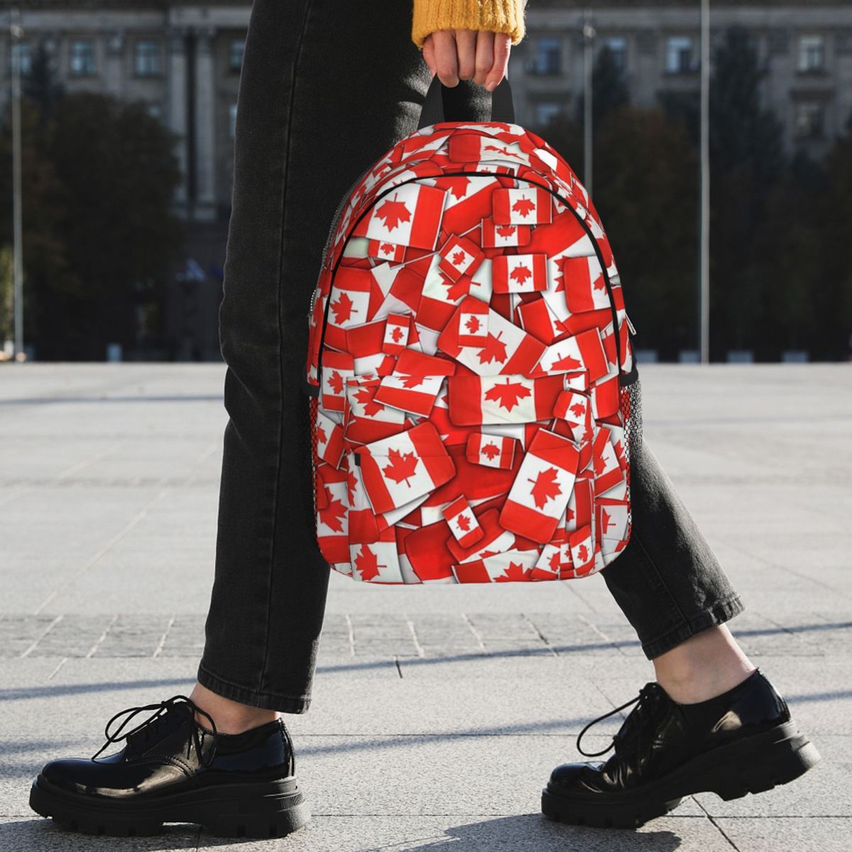 Kanada Bayrağı Desenli Sırt Ça - Women Bags Canada incelemesi ve fiyatı