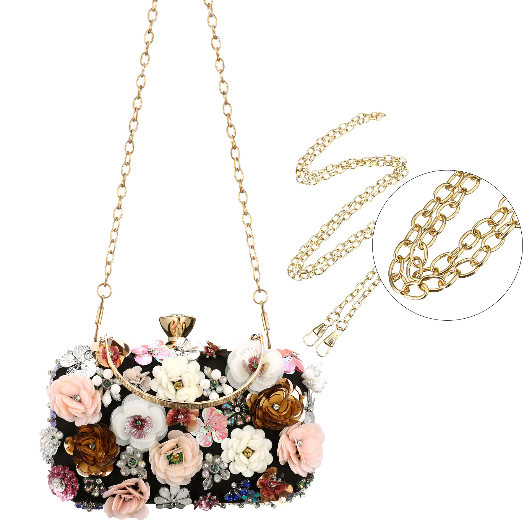 Moda Kadın Akşam Çantalar Çiçe - Evening Bag Beaded incelemesi ve fiyatı