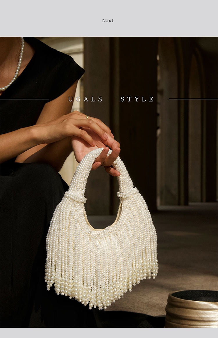 Tasarım Saplı İncili Abiye El  - Evening Bag Beaded incelemesi ve fiyatı