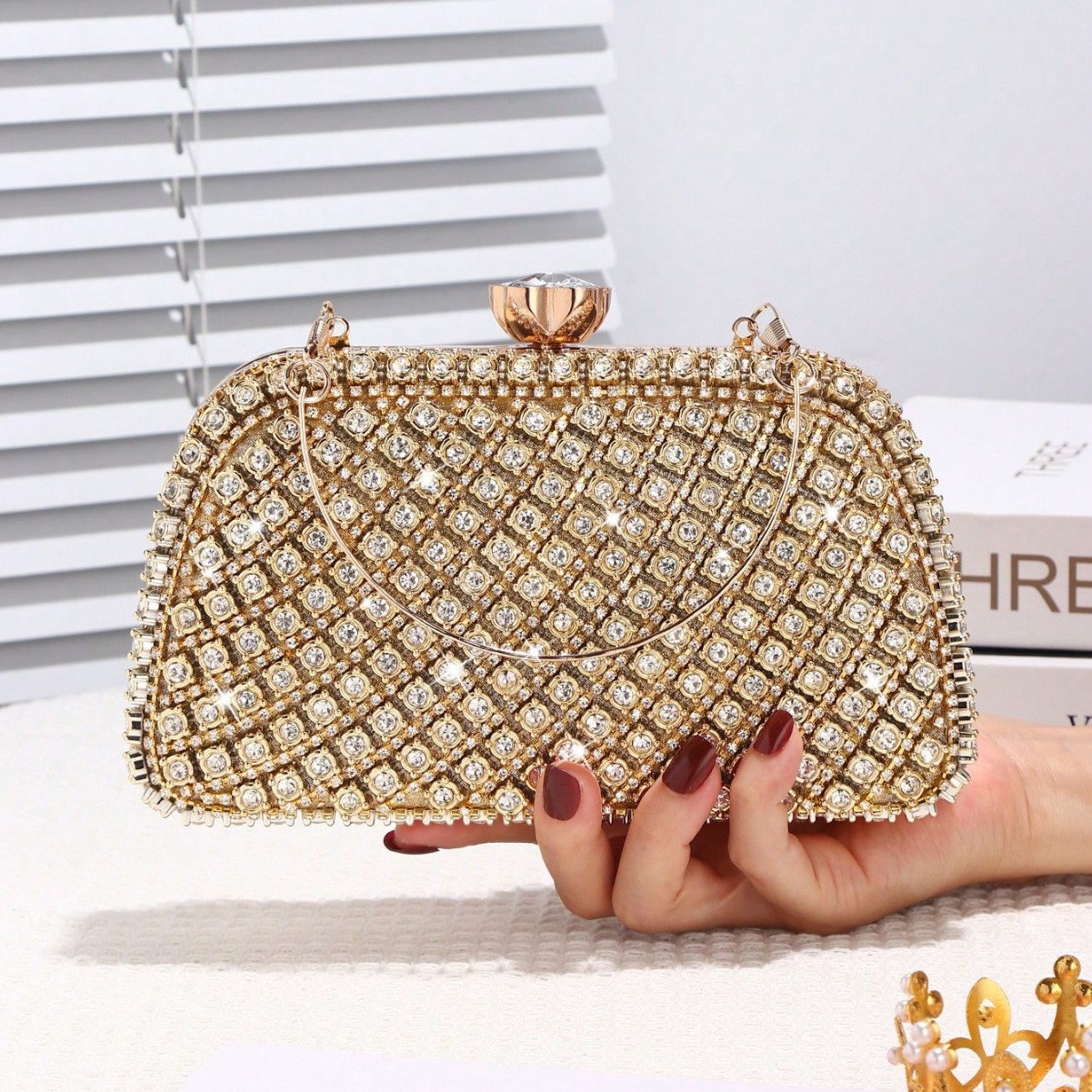 Lüks Elmaslar Glitter Akşam Ça - Evening Bag Beaded incelemesi ve fiyatı