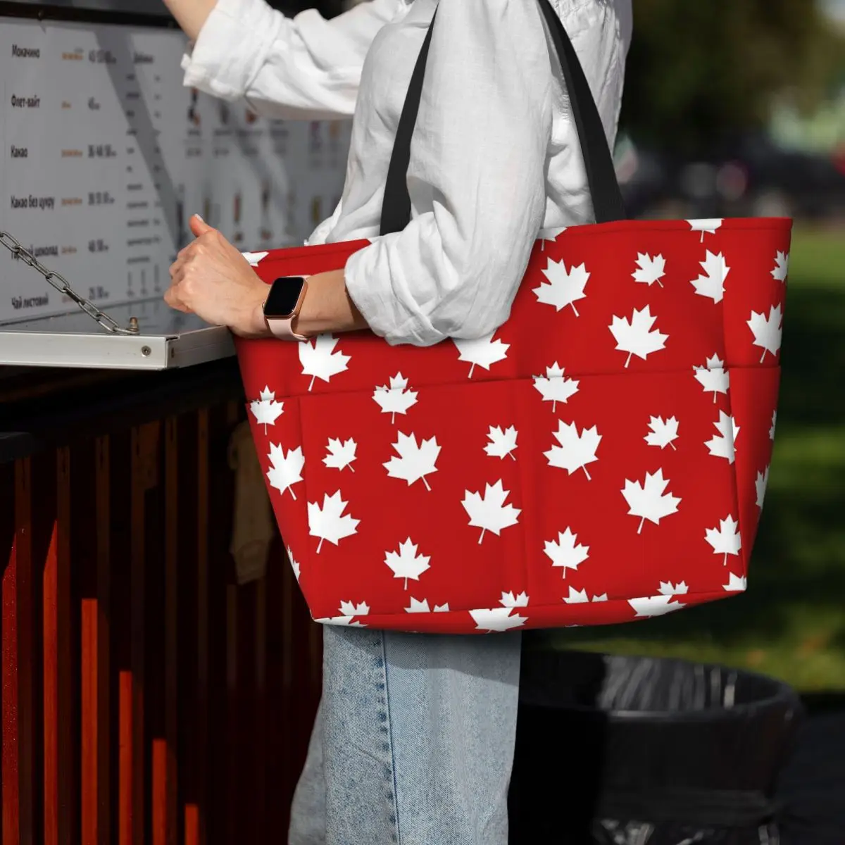 Kanada Akçaağaç Yaprağı Bayrak - Women Bags Canada incelemesi ve fiyatı